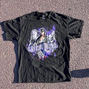 WWE Undertaker Y2K black graphic tshirt Mens size Large